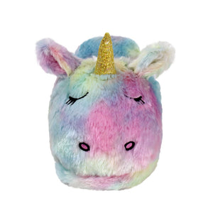 Unicorn Slippers Front View 