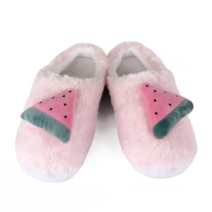 Watermelon Slippers View of Pair