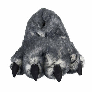 Wolf Paw Slippers Front View 