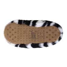 Zebra Sock Slippers Bottom View